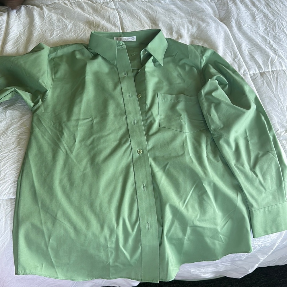 Foxcroft Wrinkle Free Collared Button Down - image 1